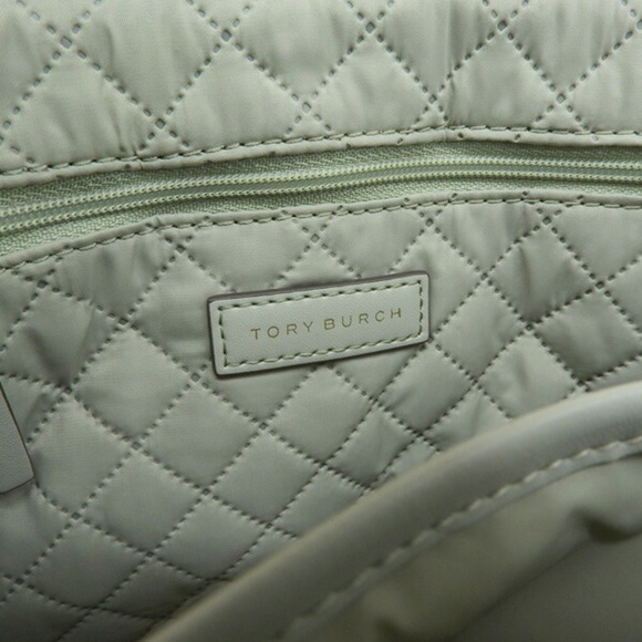 TORY BURCH Nylon Walker Emboss Small Shoulder Bag Green - Picture 9 of 9